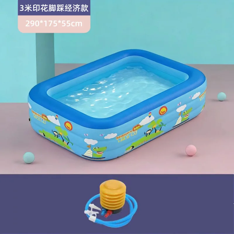 Baby Bath Tub Foldable - حوض سباحة قابل للنفخ كبير للعائلة
