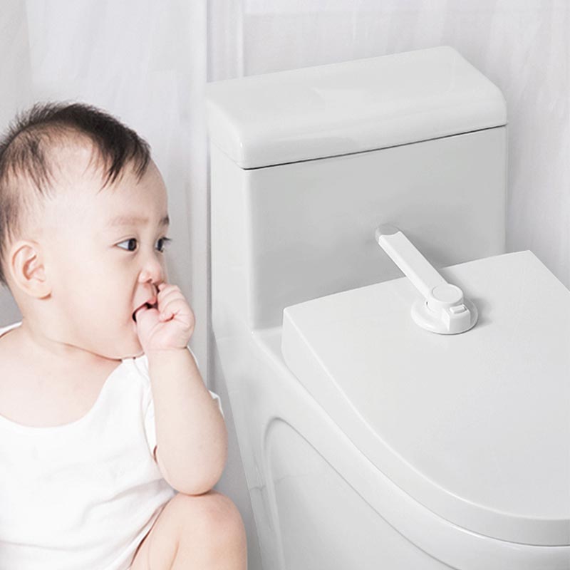 Baby Products You Need - قفل مرحاض للأطفال مع لاصق 3