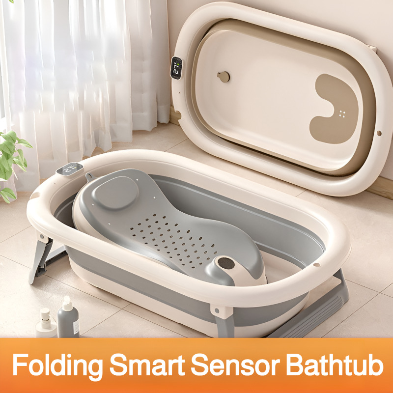 Baby Bath Tub Foldable - حوض استحمام قابل للطي للأطفال، حل