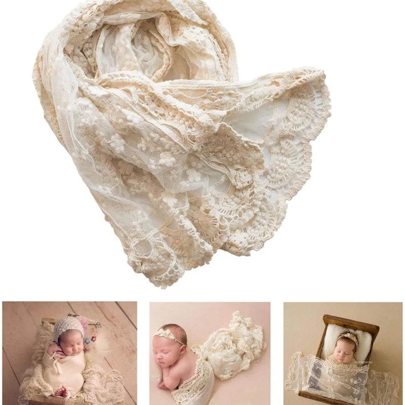 Baby Products Photos - الوليد التصوير الدعامة الدانتيل التفاف طفلة