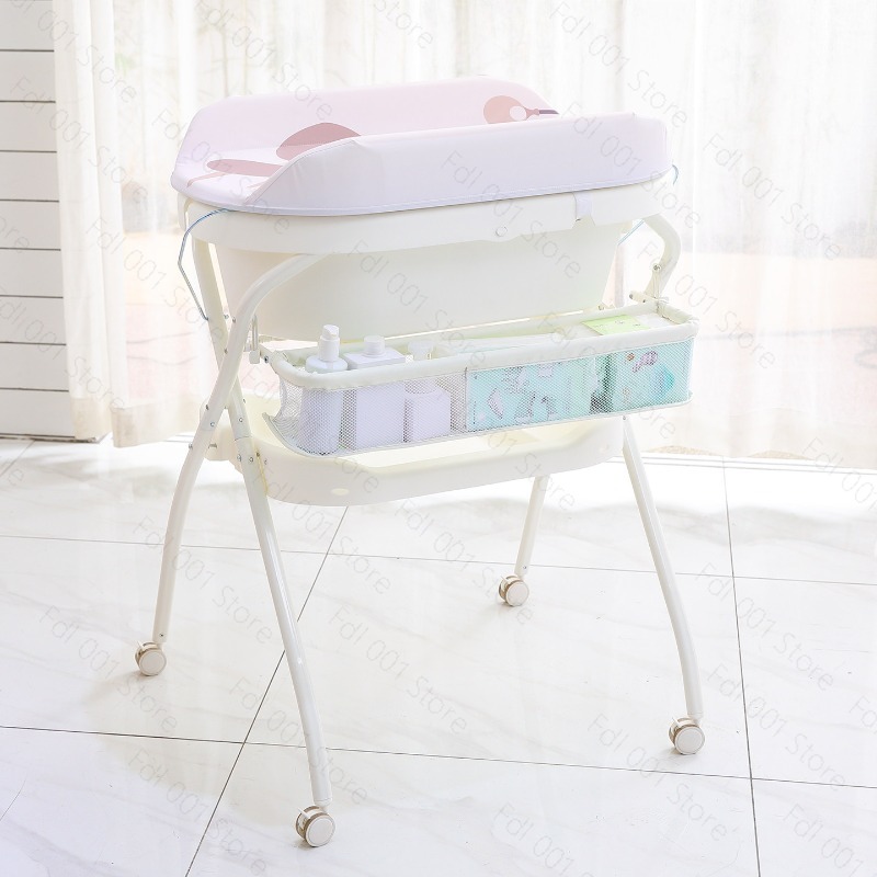 Baby Bath Tub Foldable - حوض استحمام للأطفال وطاولة تغيير حفاضات،