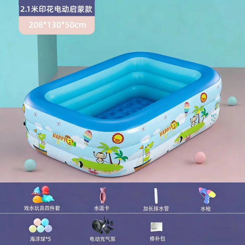 حوض سباحة قابل للنفخ كبير للعا - مراجعة Baby Bath Tub Foldable وسعره