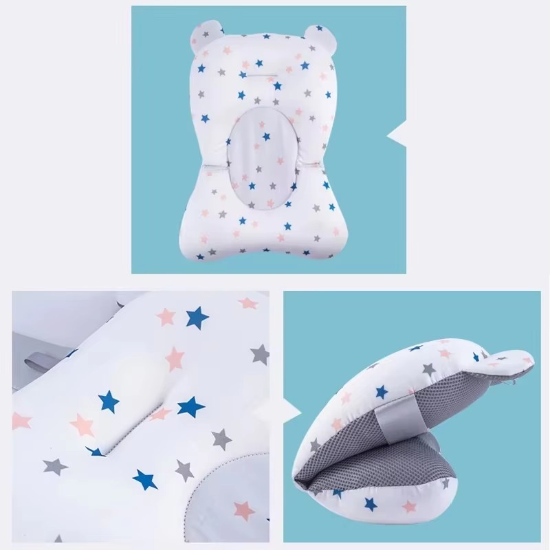 طفل حمام مقعد دعم حصيرة الرضع  - مراجعة Baby Bath Tub Foldable وسعره