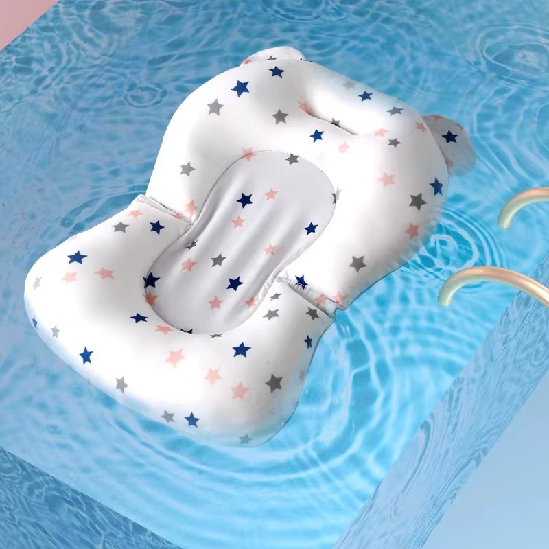 طفل حمام مقعد دعم حصيرة الرضع  - مراجعة Baby Bath Tub Foldable وسعره