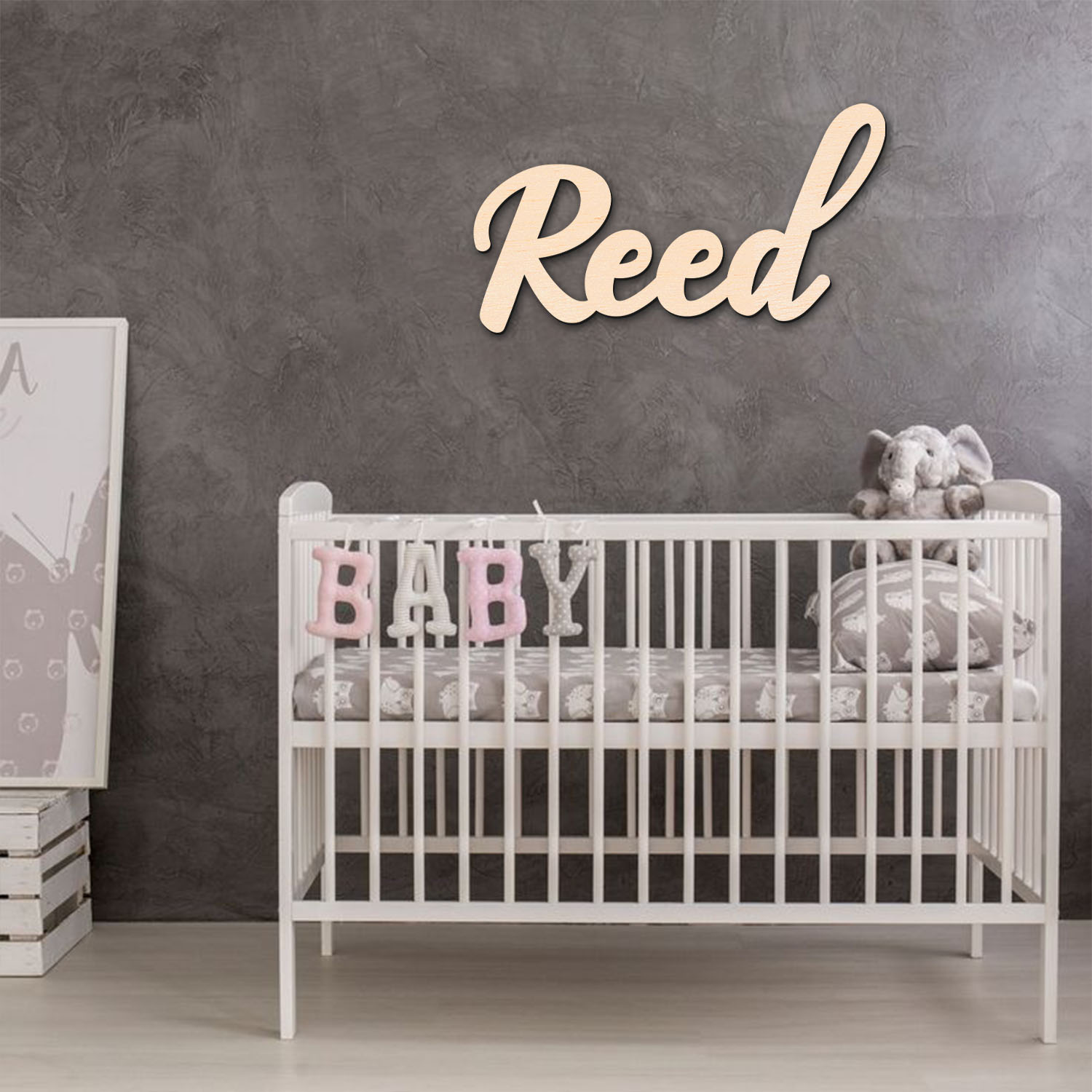 قطعة واحدة من لافتة اسم خشبية  - مراجعة Baby Gate Stairs وسعره