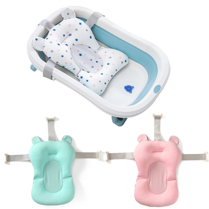 وسادة حوض استحمام للأطفال مانع - مراجعة Baby Bath Tub Foldable وسعره