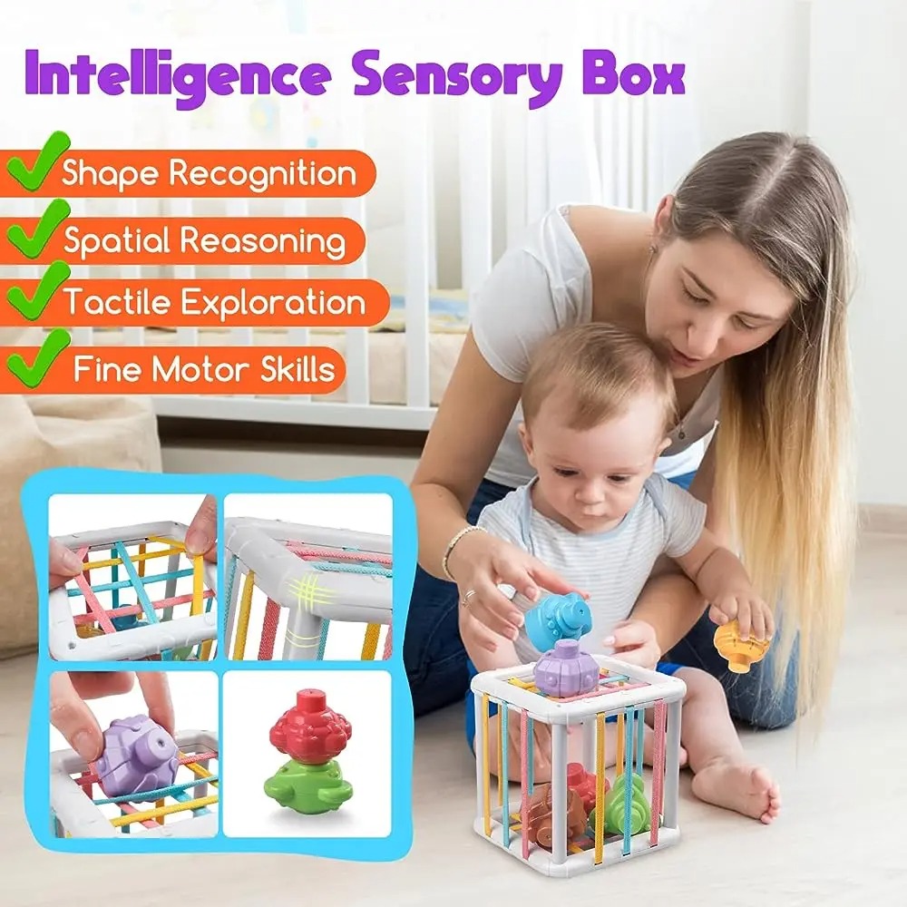 مكعب مونتيسوري ملون بألوان قوس - مراجعة Baby Products Toys وسعره