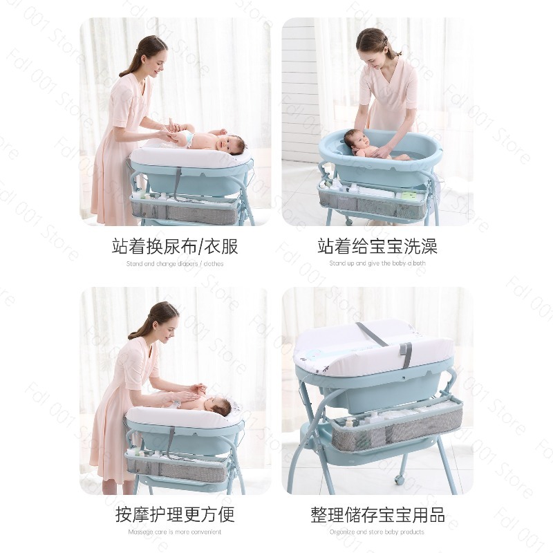 حوض استحمام للأطفال وطاولة تغي - مراجعة Baby Bath Tub Foldable وسعره