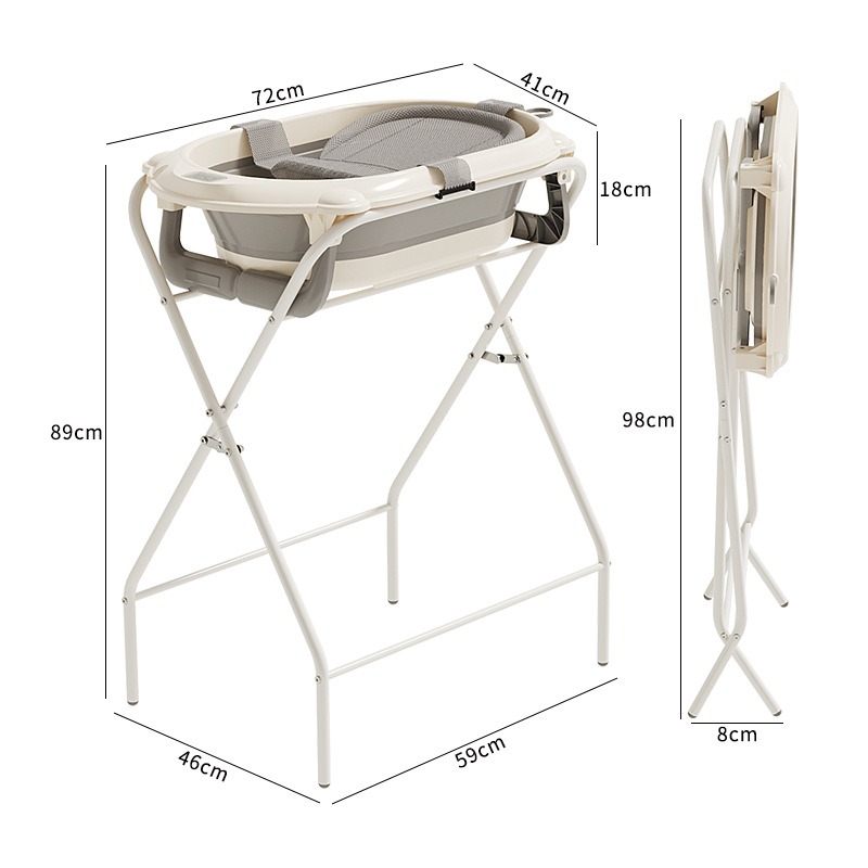 مجموعة حمام أطفال الكل في واحد - مراجعة Baby Bath Tub Foldable وسعره