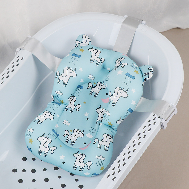 طفل حمام مقعد دعم حصيرة الرضع  - مراجعة Baby Bath Tub Foldable وسعره