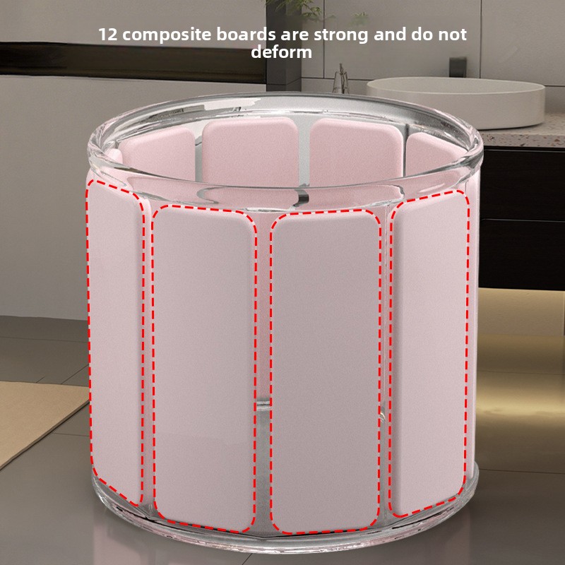 حوض استحمام قابل للطي معزول بد - مراجعة Baby Bath Tub Foldable وسعره