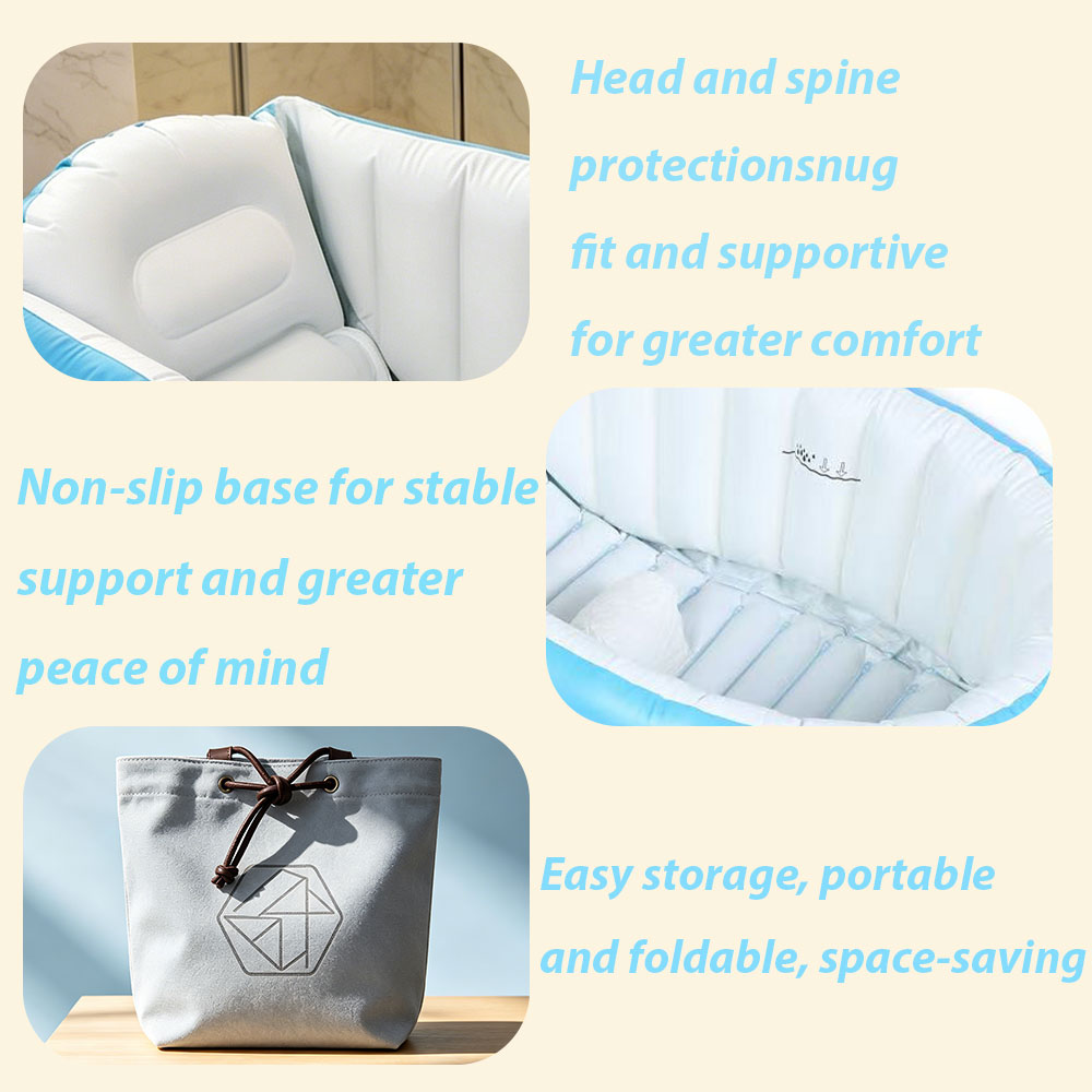 حوض استحمام قابل للنفخ للأطفال - مراجعة Baby Bath Tub Foldable وسعره