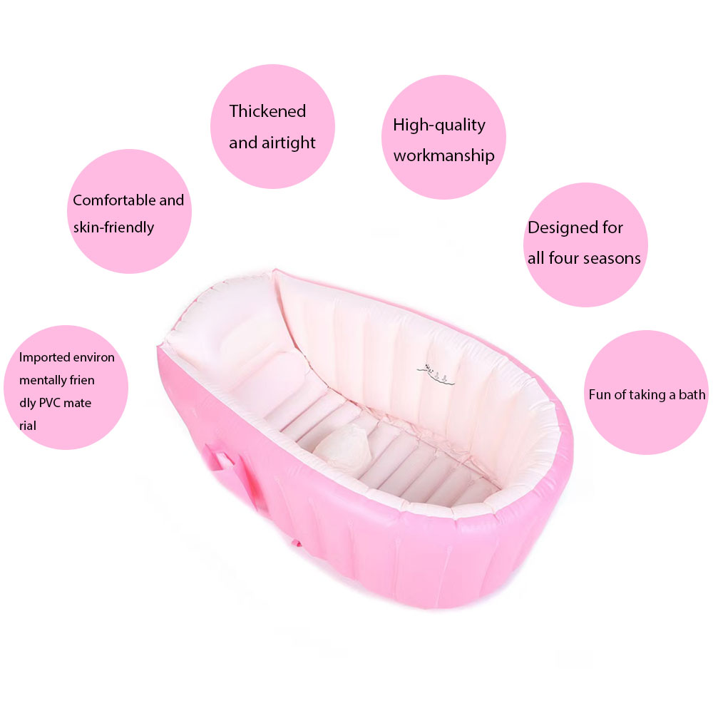 حوض استحمام قابل للنفخ للأطفال - مراجعة Baby Bath Tub Foldable وسعره