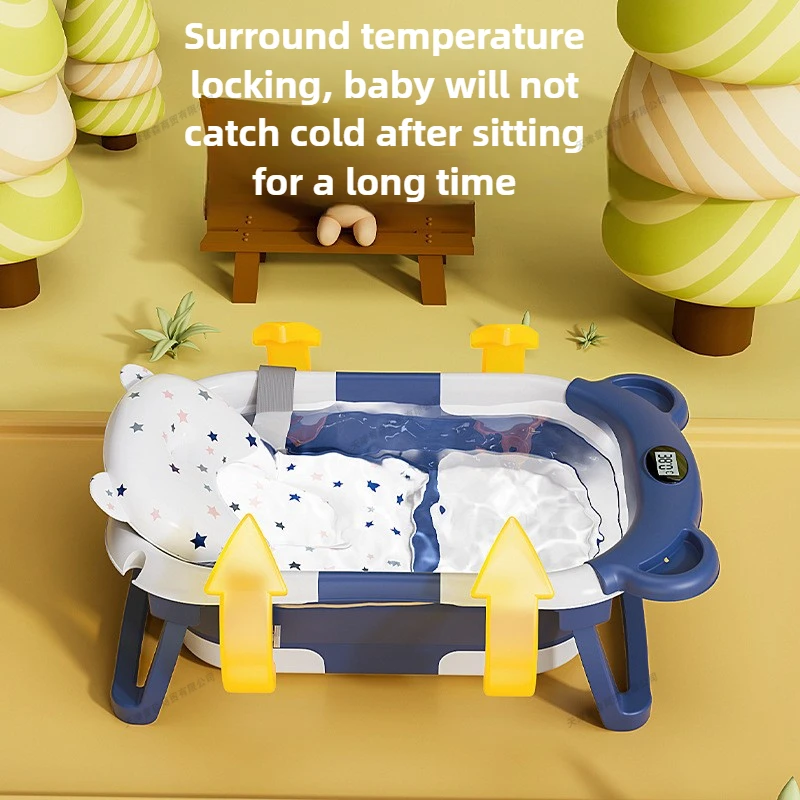 حوض استحمام أطفال قابل للطي مع - مراجعة Baby Bath Tub Foldable وسعره